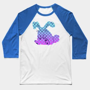 Heart Pattern Bunny Baseball T-Shirt